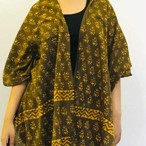Pure Cotton Stole /Bohemian Style Wrap / Travel Scarf / Tassel Stole/ UltraSoft Cotton Scarf / Comfy Autumn Scarves /Boho and Hippie Stole