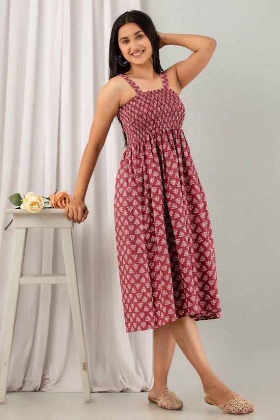 a line midi dress cotton Midi A-Line Dress in Cotton Voile Lapis Blue / 10 main image 1