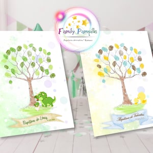personalized fingerprint tree - Mom&Baby collection