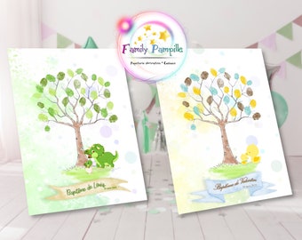 personalized fingerprint tree - Mom&Baby collection