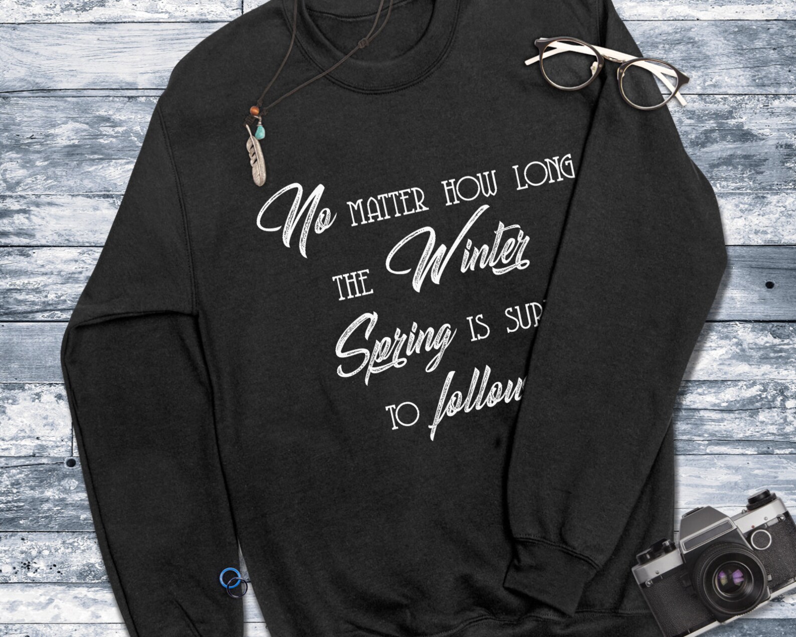 Geen metter hoe lang de winter svg lente is zeker te