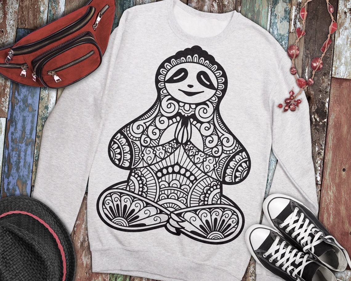 Free Free Mandala Sloth Svg 133 SVG PNG EPS DXF File