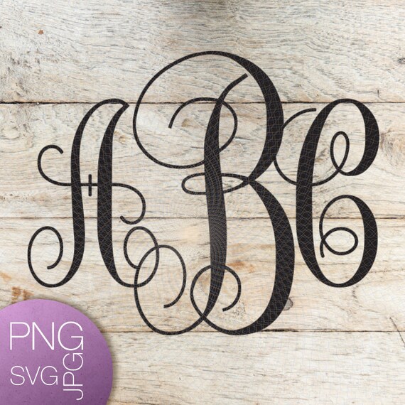 Download Monogram Svg Monogram Png Initials Svg Initials Cricut Svg Etsy