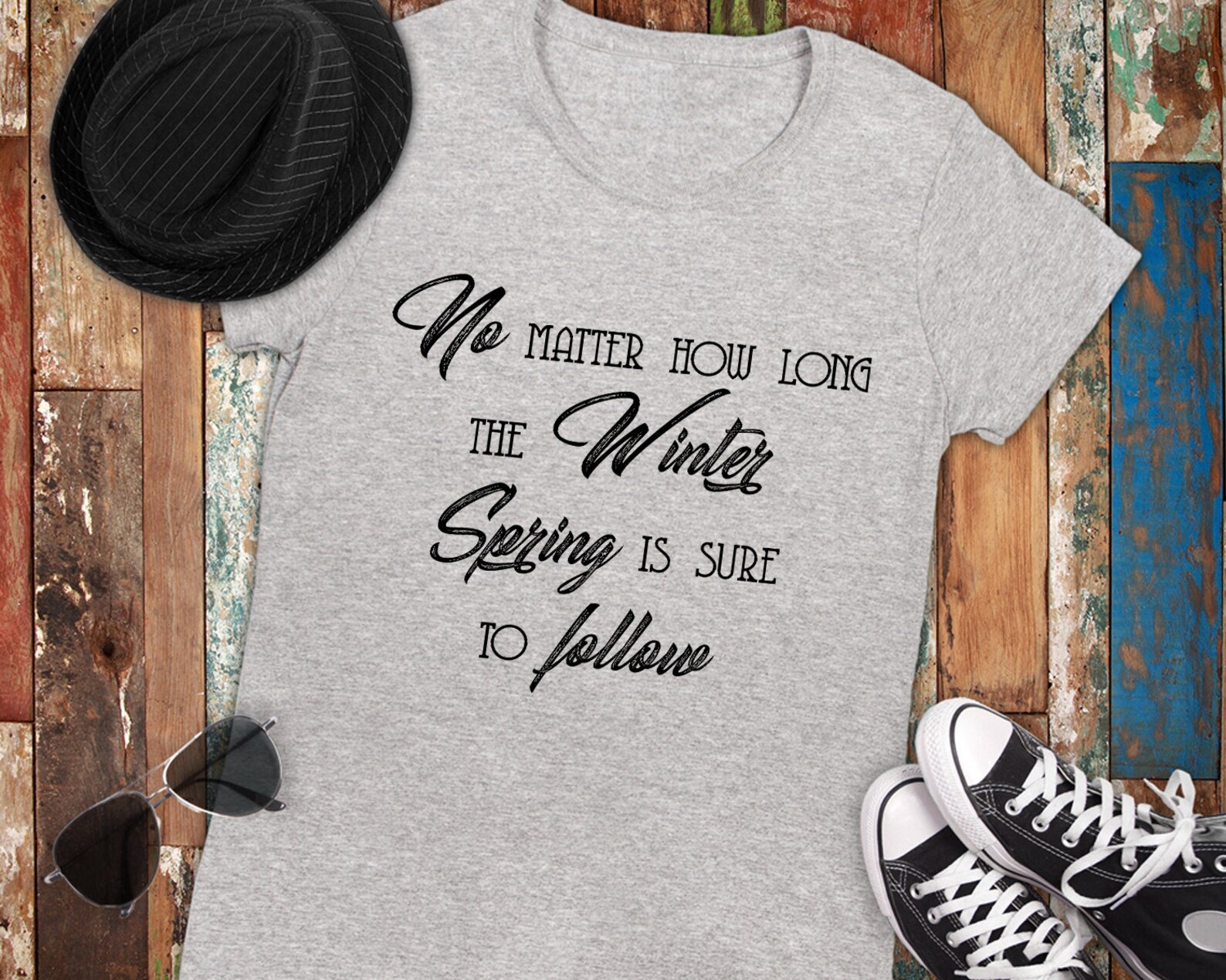 Geen metter hoe lang de winter svg lente is zeker te