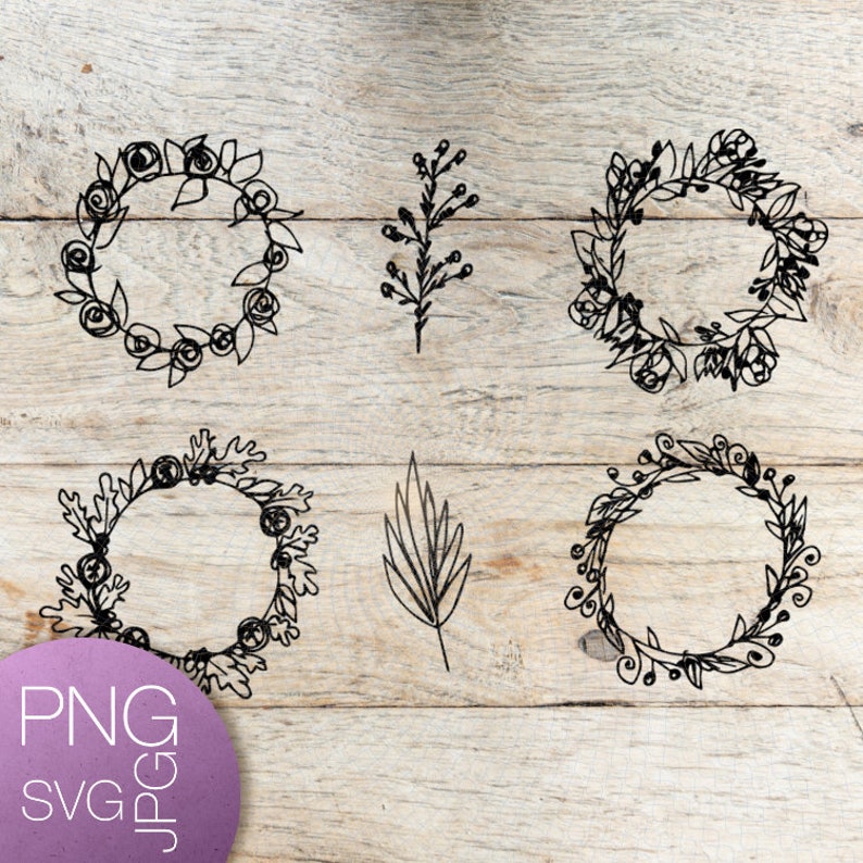 Free Free Flower Svg Wreath 915 SVG PNG EPS DXF File