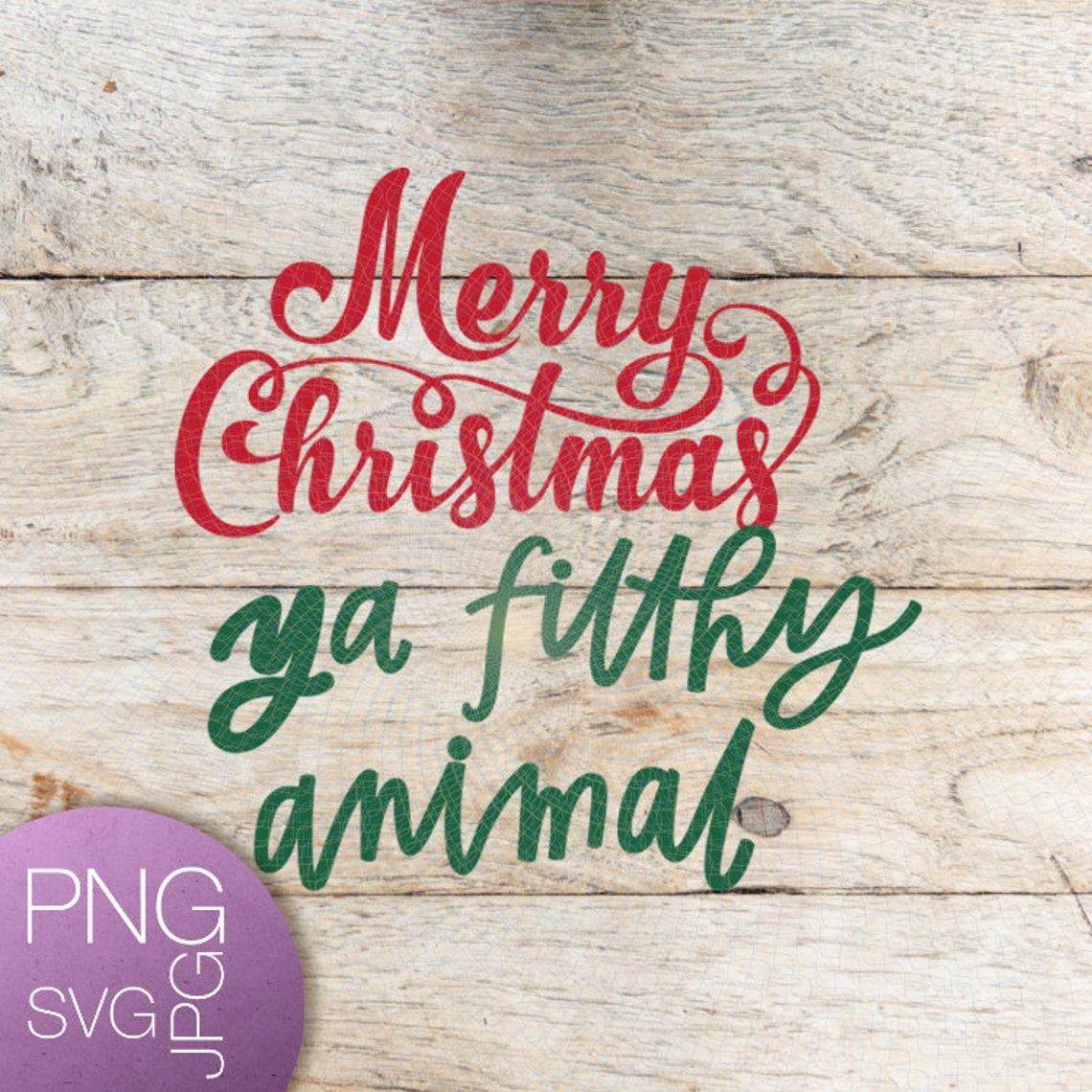 Joyeux Noel ya sale animal svg christmas svg christmas quote | Etsy