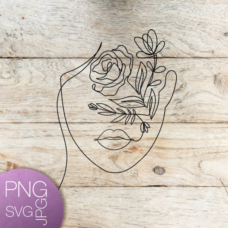 Free Free 297 Flower Woman Svg SVG PNG EPS DXF File