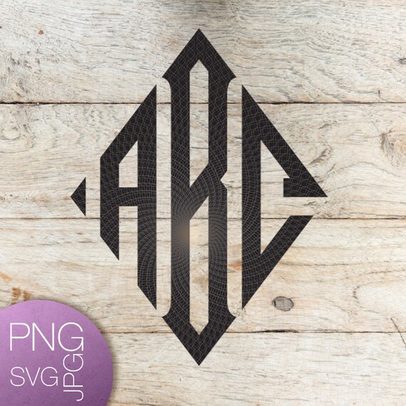Download Monogram Svg Monogram Svg File Geometric Svg Monogram Clipart Etsy