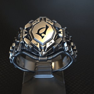 Argent tech ring