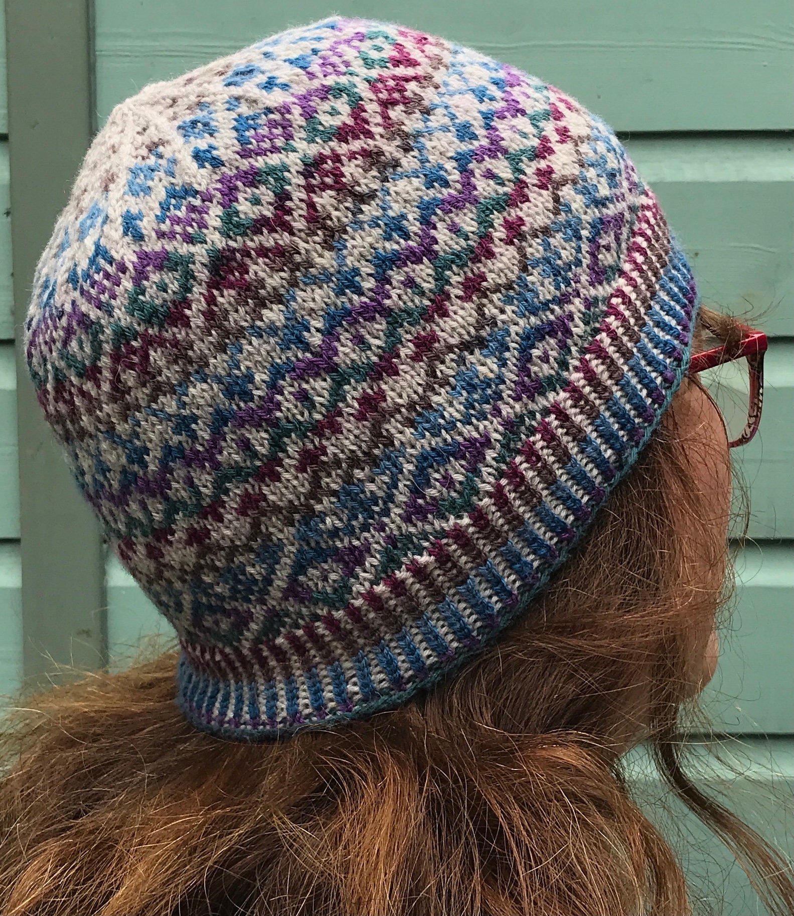 とまと　kolor CRAZY PATTERN KNIT とまと kolor CRAZY PATTERN KNIT pattern-knit-crochet-woman-t-