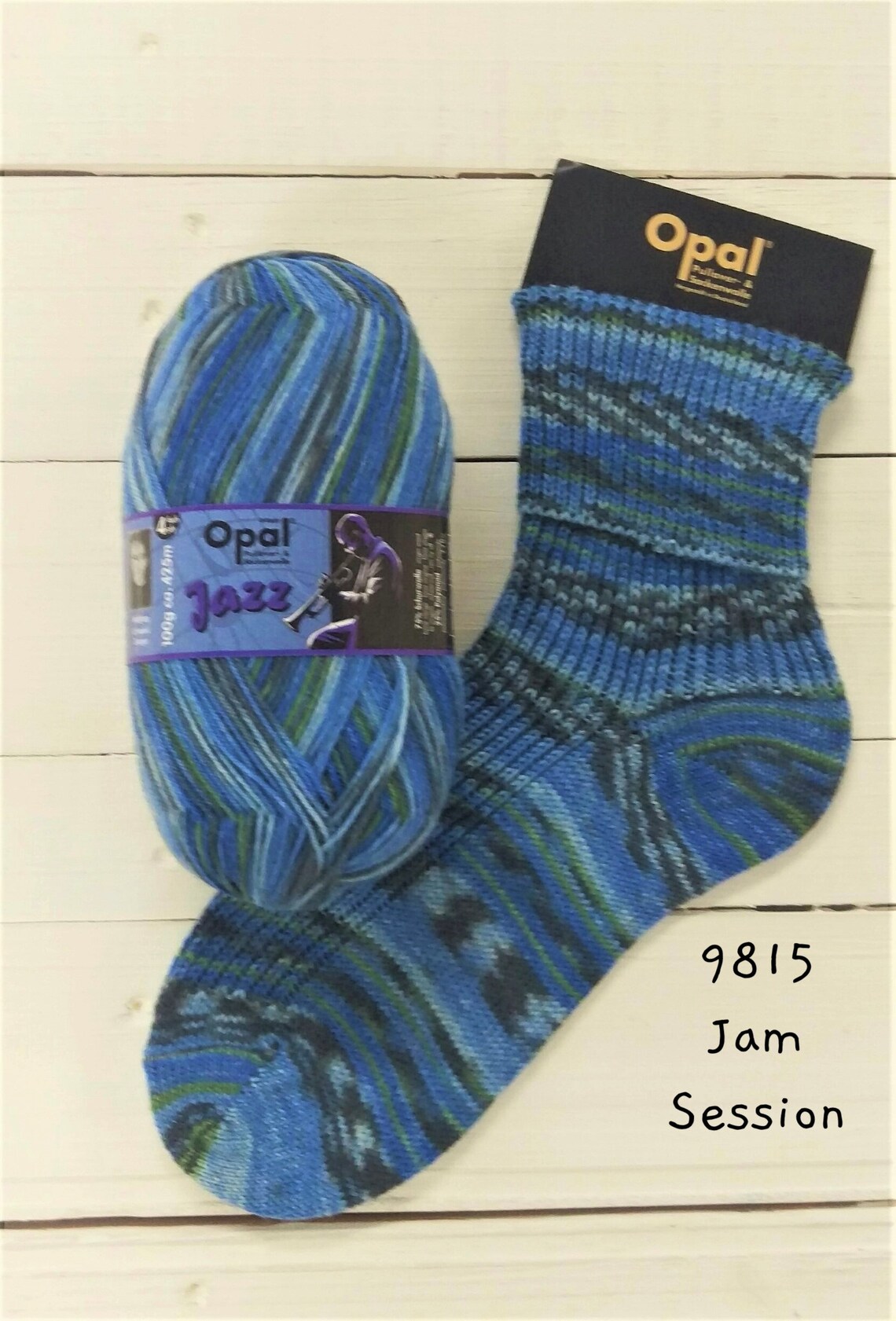 Opal Jazz 4 ply Sock Yarn Etsy