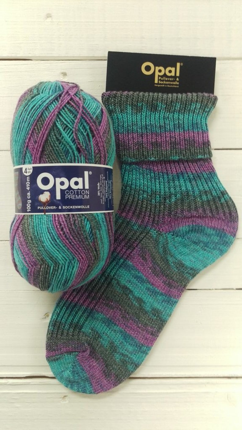 Opal Cotton Premium 4 ply Sock Yarn Etsy