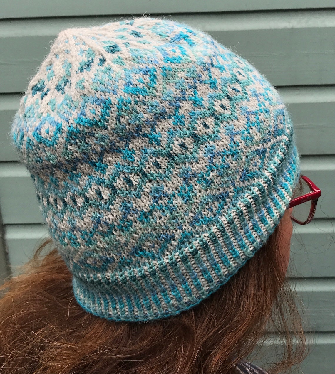 4 Ply Fair Isle Hat Knitting Pattern Digital Download Etsy
