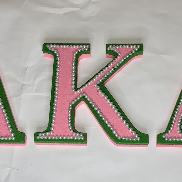 Greek Letters AKA with stands