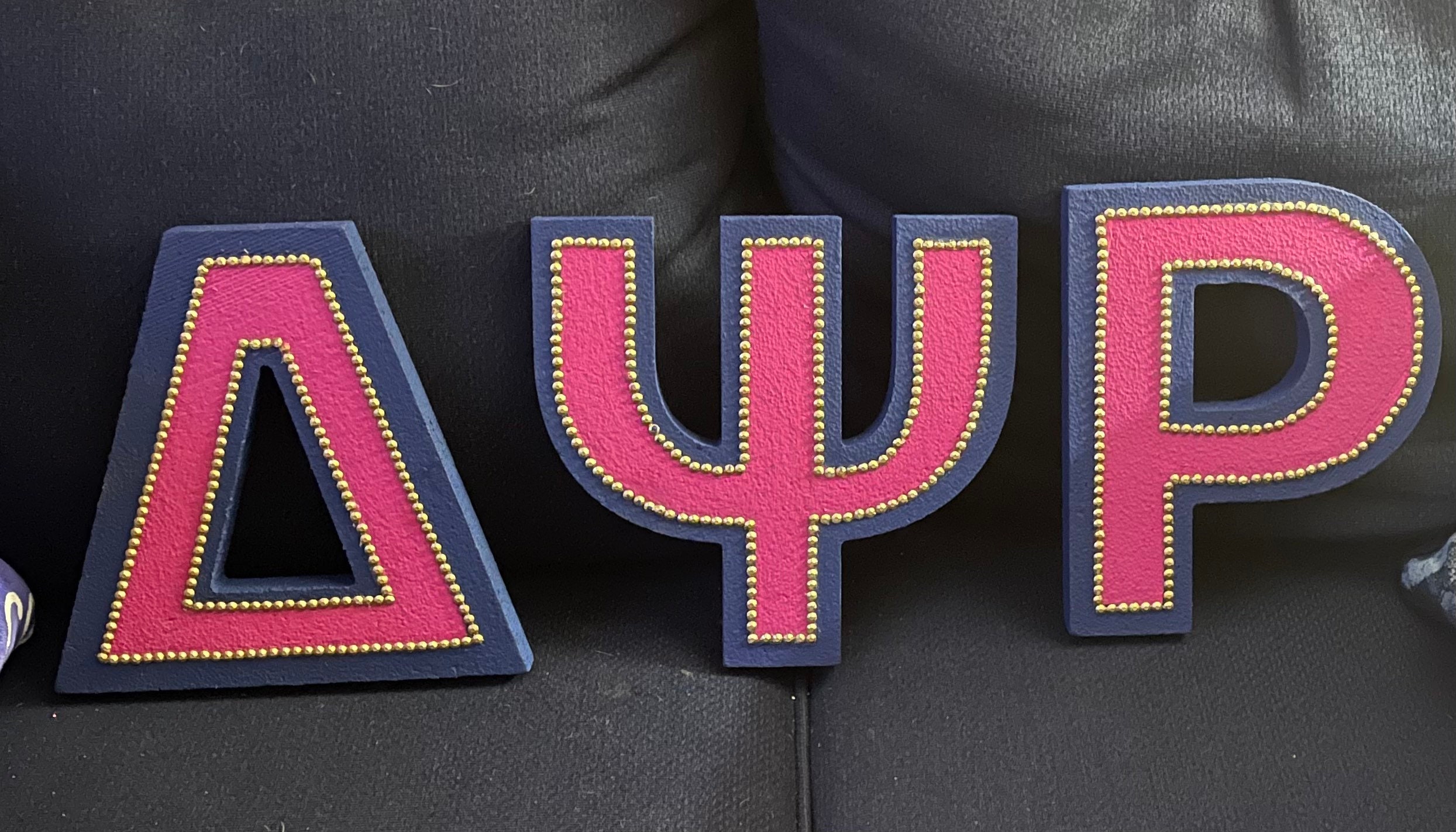 10 Inch Styrofoam Greek Letters Delta Psi Rho With Gold Gems Etsy one-word-3-ways-root-power