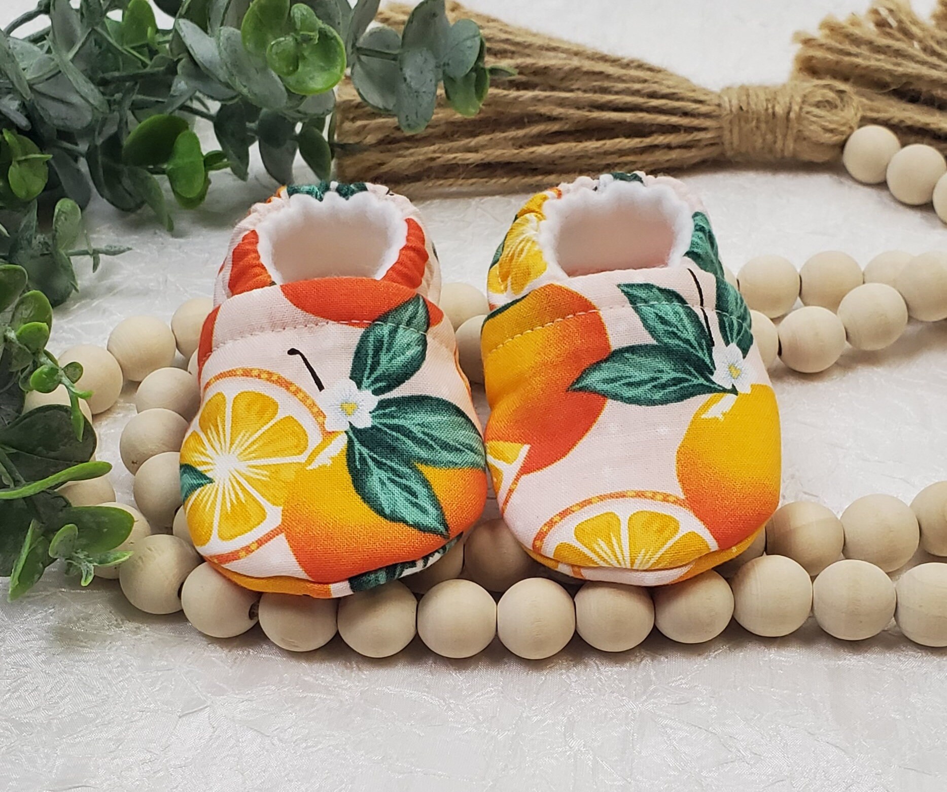 Slippers orange babies sale