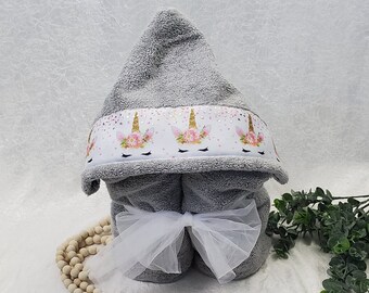 Unicorn Hooded Towel, Teen Hooded Towel, Kids Hooded Towel, Unicorn Hooded Towel, Christmas Gift, Birthday Gift