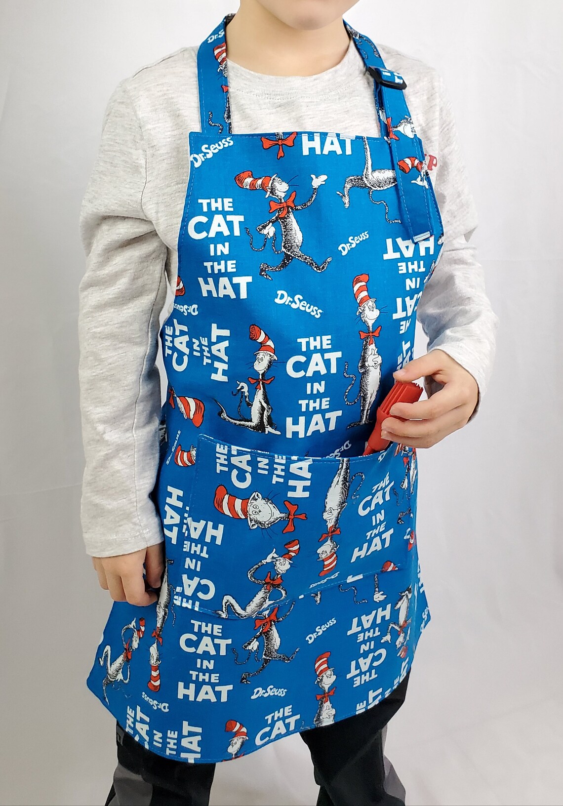 Cat in The Hat Kids Delantal Dr.Suess Kids Deantalón - Etsy España