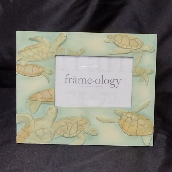 Turtle Picture Frame Etsy