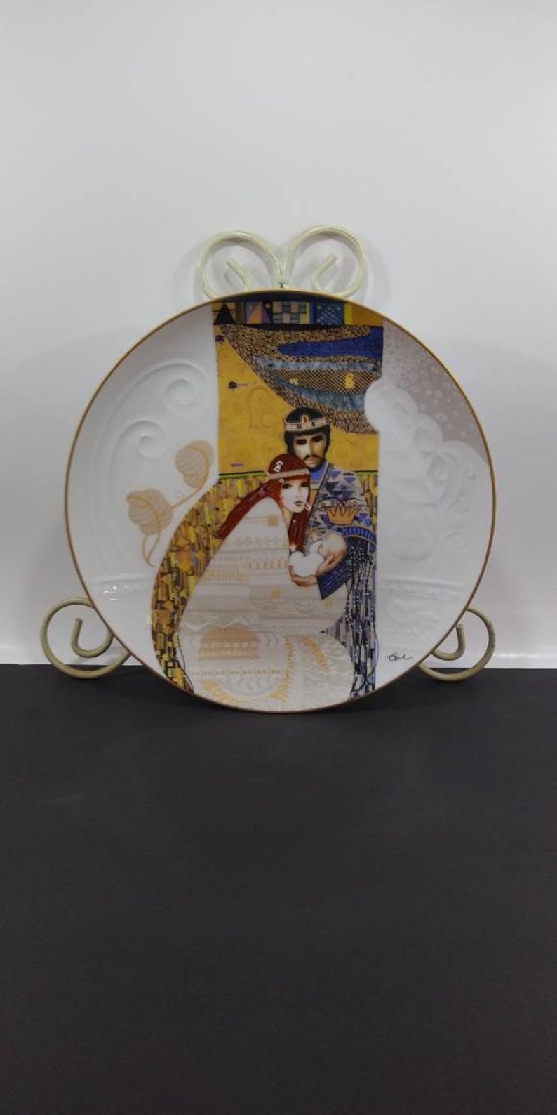 Wall Decor Bathsheba and Solomon Plate Collectible Plate