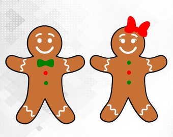 Download Gingerbread Girl Svg Etsy