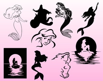 Download Ariel Silhouette Etsy