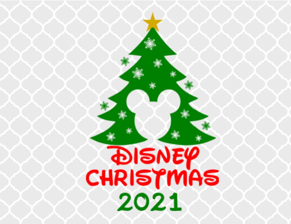 Disney Christmas SVG Mickey es Very Merry Christmas | Etsy