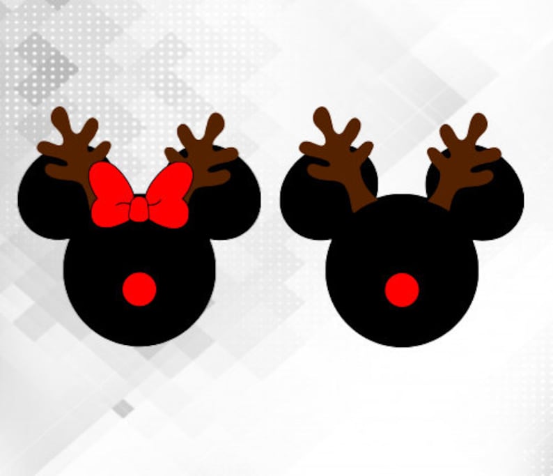 Download Reindeer Mickey SVG Rudolph Mickey Christmas SVG Mickey | Etsy