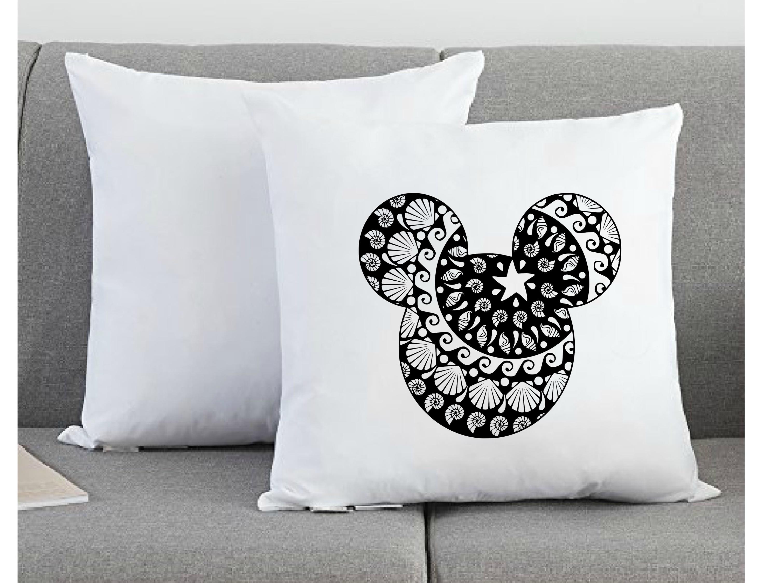 ミッキー ゼンタングル svg マンダラ ウォール アート 貝殻 クリップ