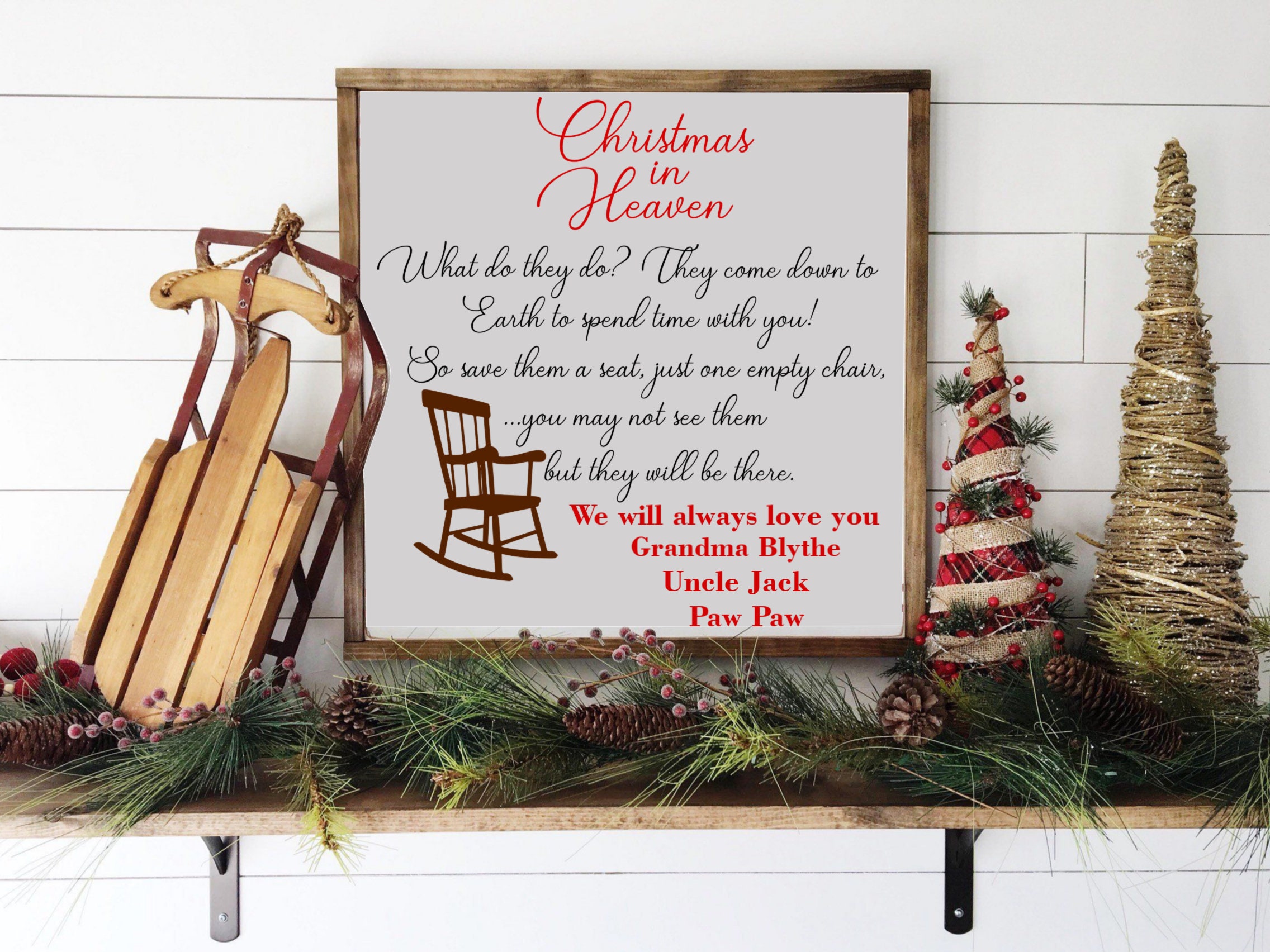 Download Christmas In Heaven Svg Christmas Memorial Memorial Ornament Svg Eps Png Digital File For Commercial And