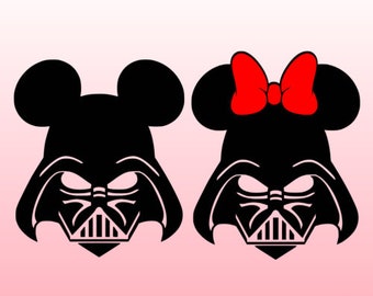 Darth Vader with Mickey Ears SVG bundle, Star Wars svg, mickey ears svg, darth vader svg, SVG Files
