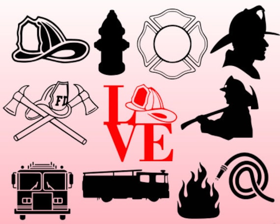 Download Firefighter svg bundle fireman svg fire truck svg cut ...
