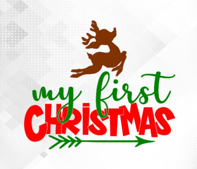 My First Christmas Svg Christmas SVG My 1st Christmas Svg Etsy