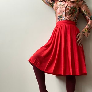 J Crew Coral Chiffon Skirt ~ Size Small