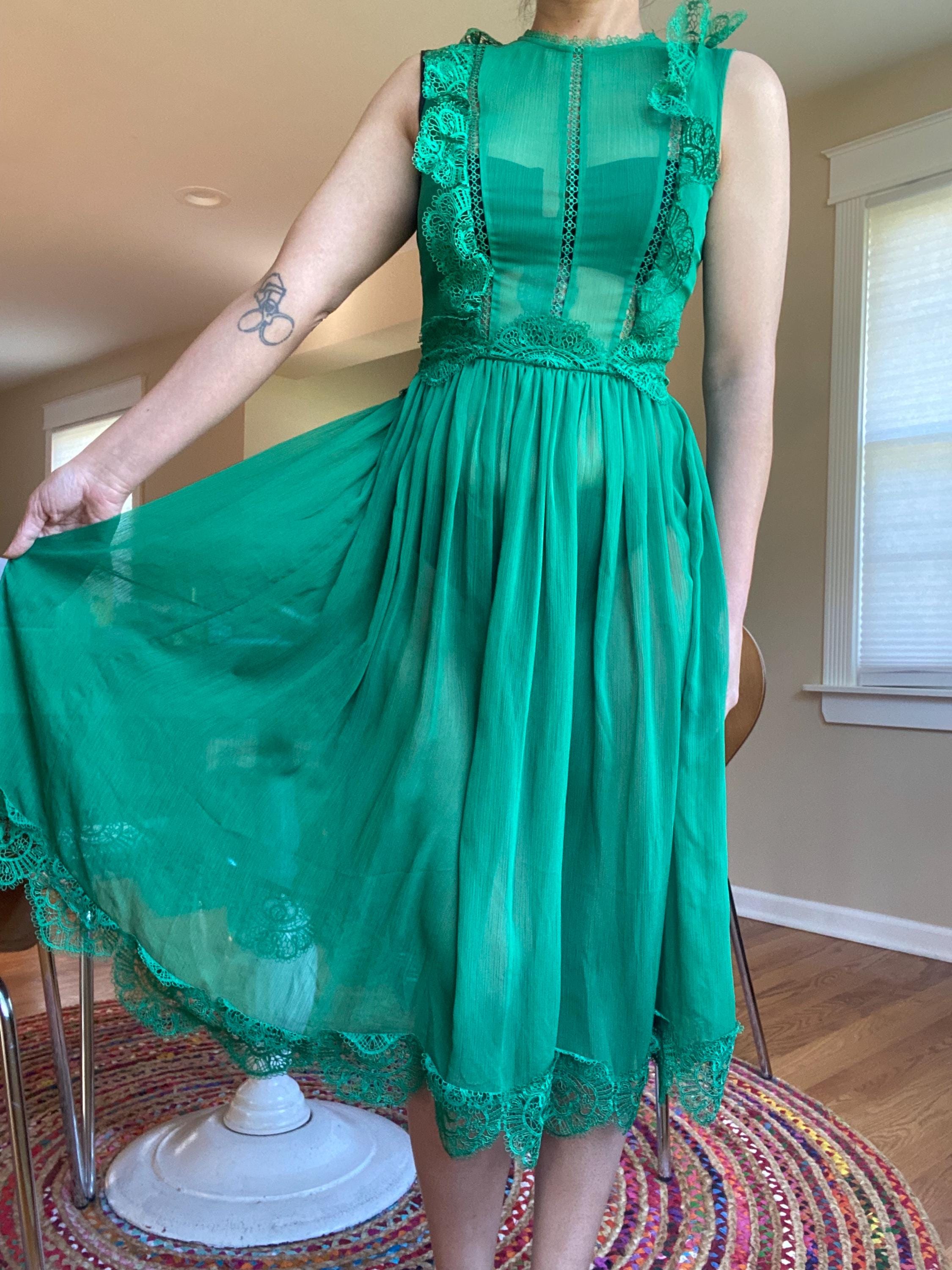 Mint Condition Ted Baker Chiffon and Lace Dress - Size 0 - Etsy Mint Condition Ted Baker Chiffon and Lace Dress - Size 0 - Etsy