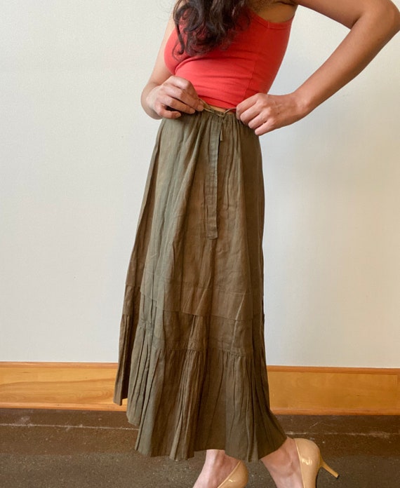 CLOSEOUT SALE 1900s Antique Skirt ~ Vintage Sun F… - image 8