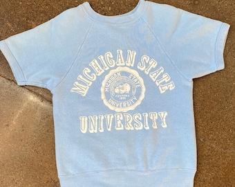 Vintage Sweatshirt, Michigan State University, 1960s Sweatshirt