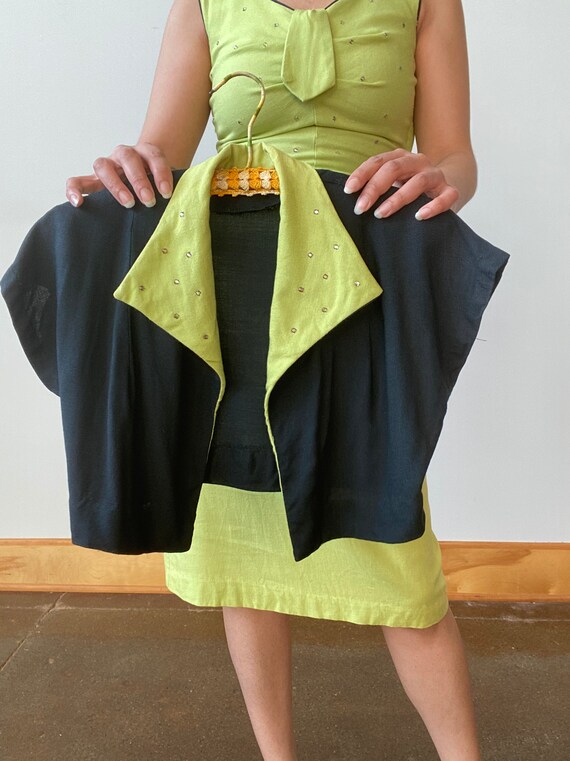 lime green bolero jacket