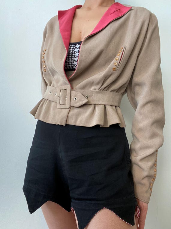 1920s Men's Brown Wool Jacket