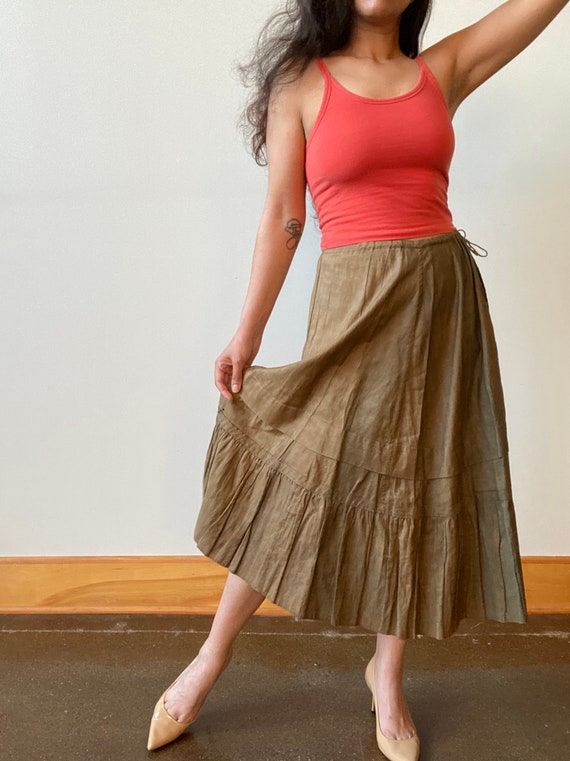 CLOSEOUT SALE 1900s Antique Skirt ~ Vintage Sun F… - image 2