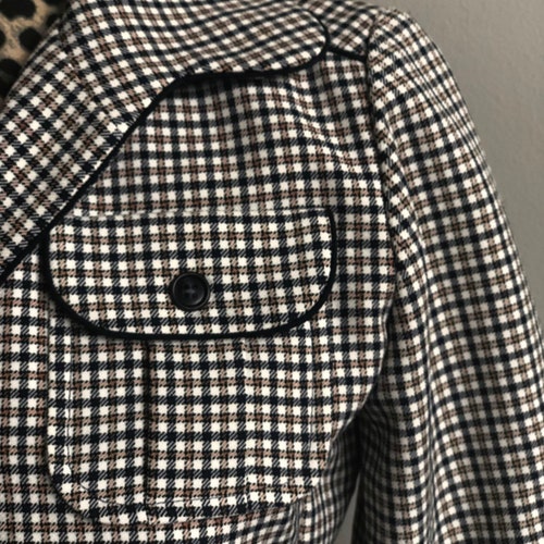1950s 1960s Coat Dress ~ Saks Fifth Avenue ~ Balloon Sleeves ~ Size shops Small