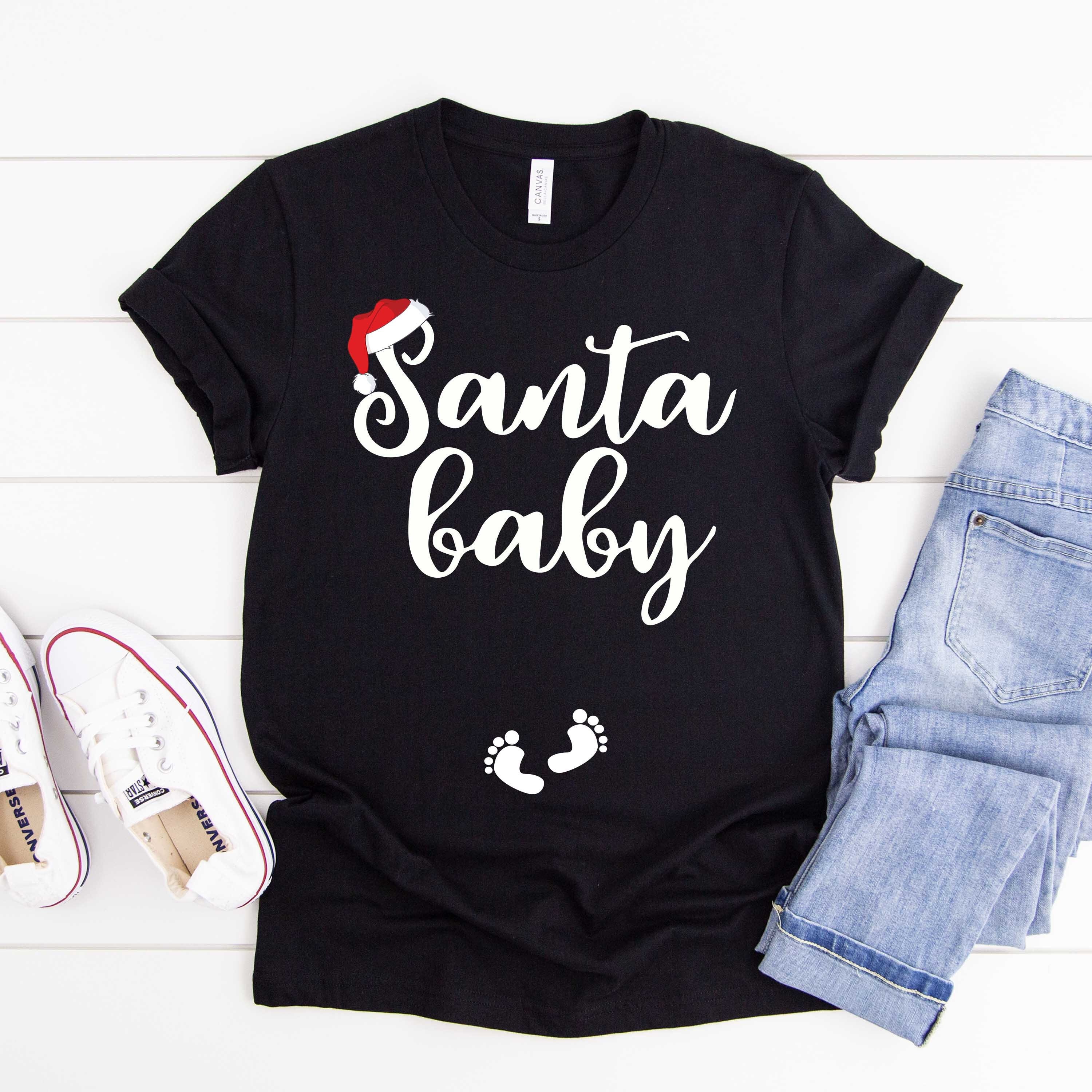 Pregnant Christmas Shirt Christmas Pregnant Shirt Christmas Etsy UK Christmas Pregnant Shirt