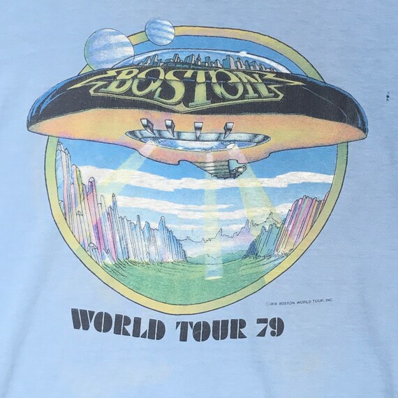 Vintage Boston 1978/79 World Tour original t shirt