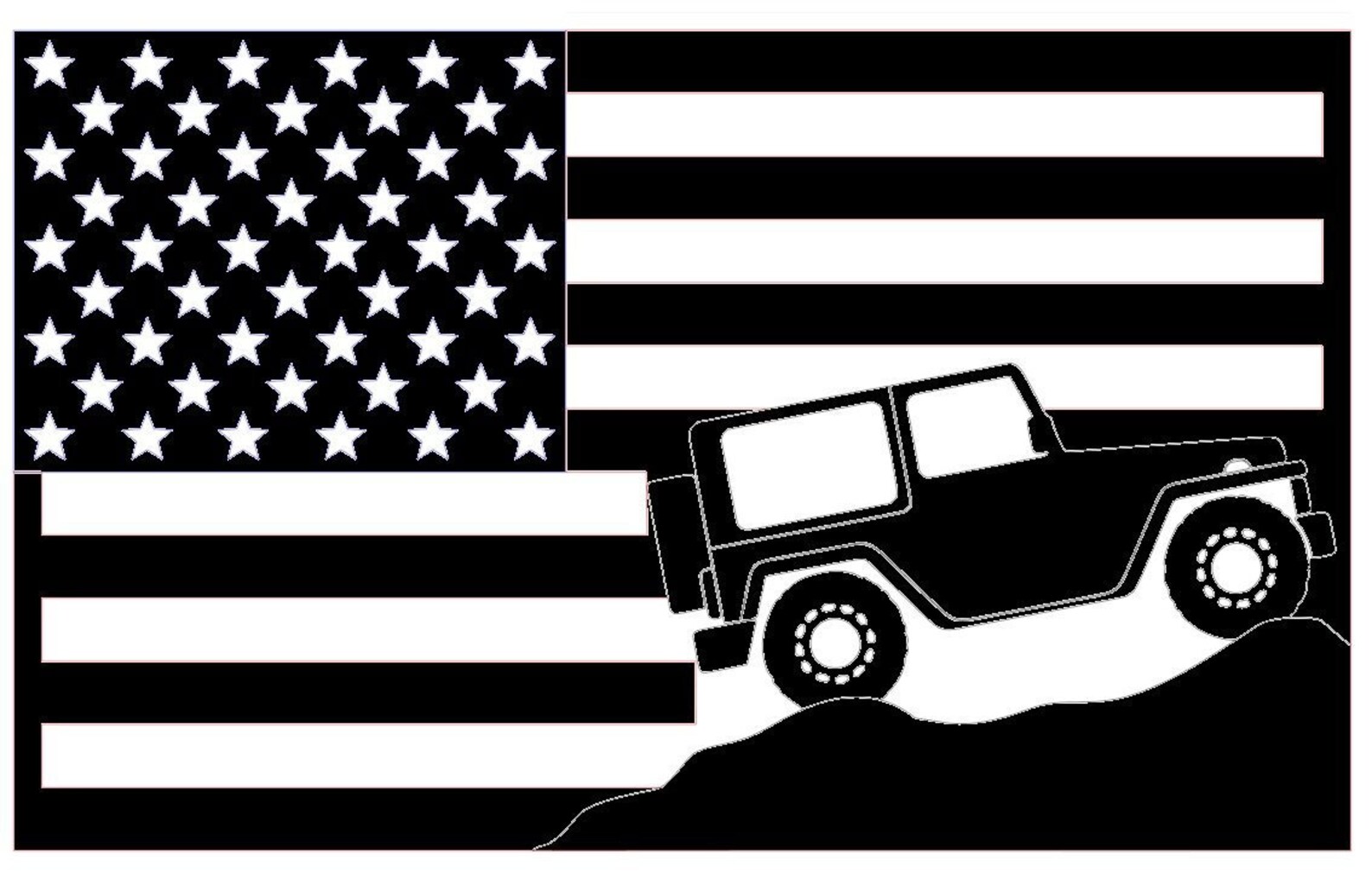 Jeep Flag SVG Etsy
