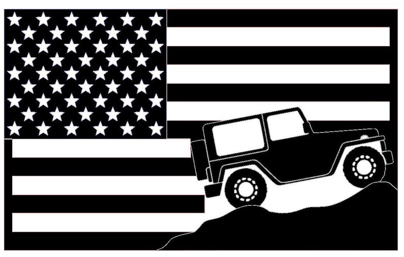 Download Jeep Flag SVG | Etsy