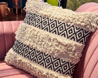 Boho Shaggy Decorative Cushion Cover