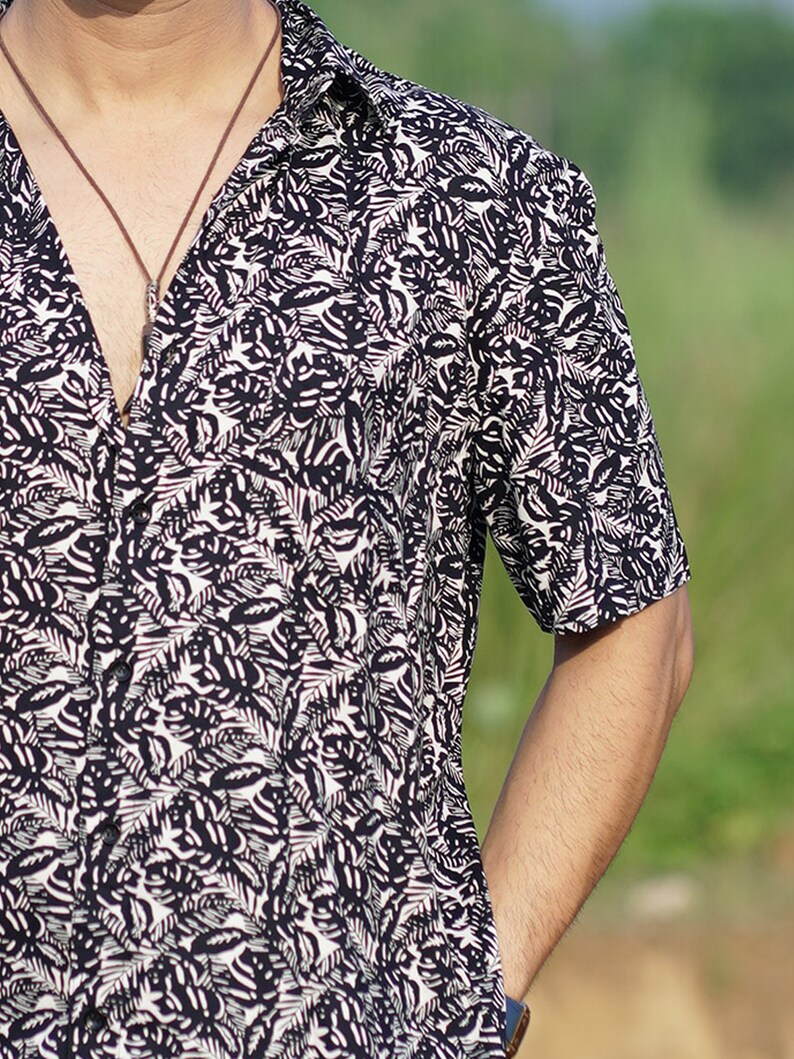 Black Leaf Shirt image 3