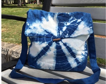 Tie Dye Beach Bag - Tye Dye Tote - Cotton Canvas - Carry All 