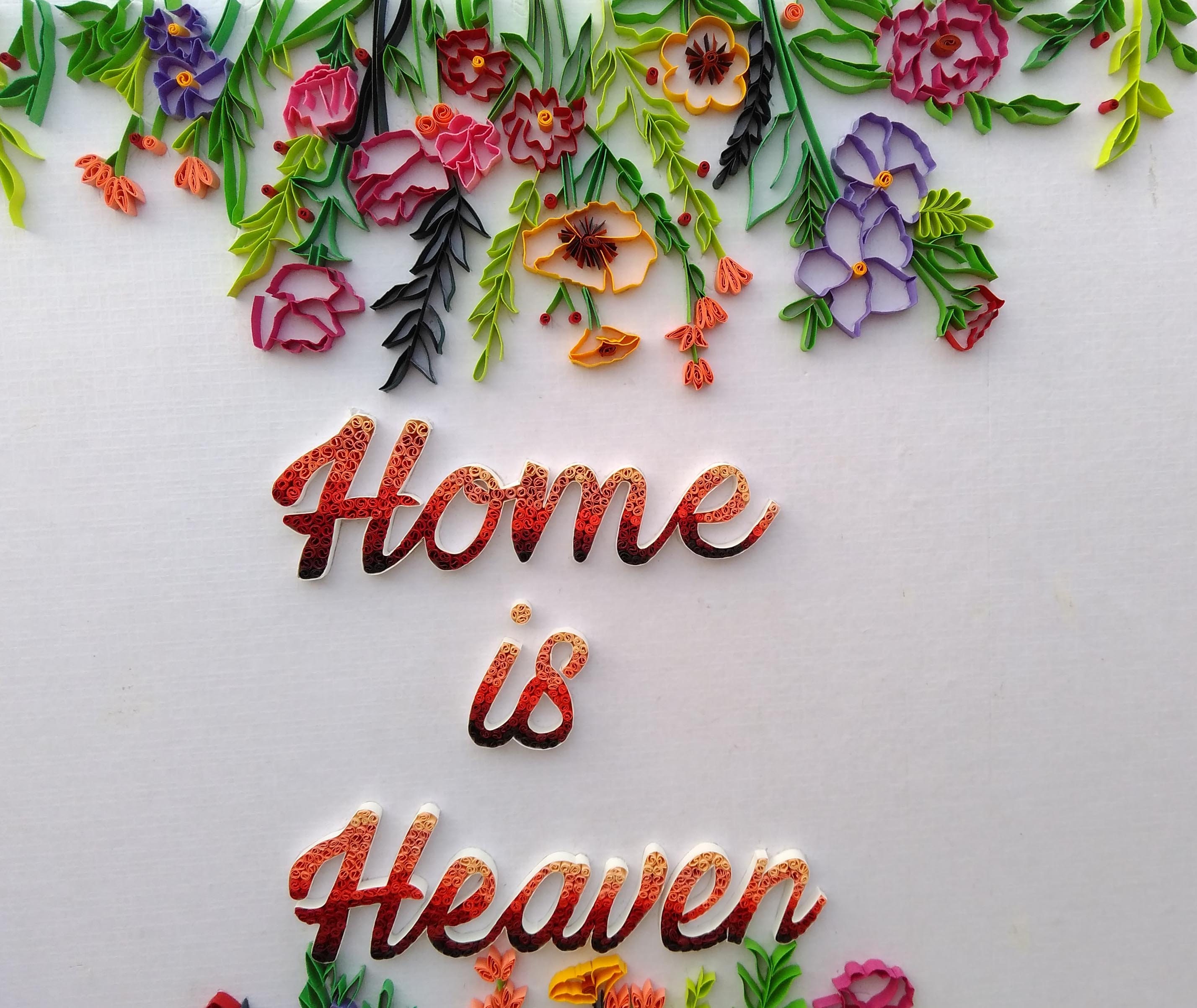 Quilling name plate Artwall hanging home decor quilling Etsy