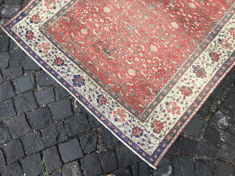 Turkey Rug Bohemian wool rug Bohemian area rug Ethnic rug 171 x 118 CM = 5,61 x 3,87 Ft Area rug Oriental rug Vintage Rug